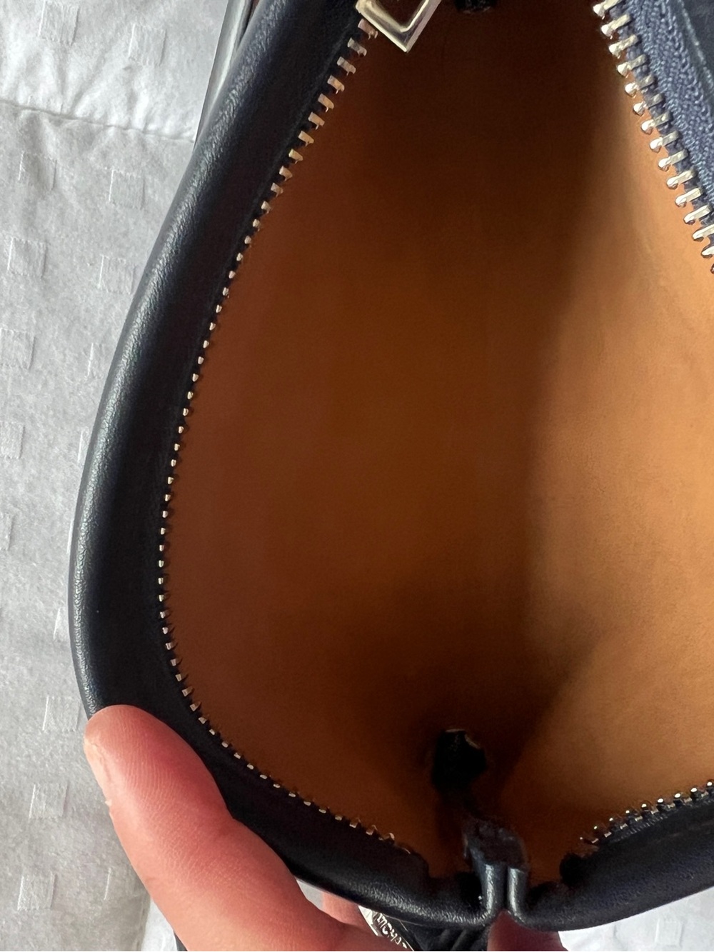 Michael Kors Navy Blue & Black MK Logo Waist Bag - Picture 2 of 3